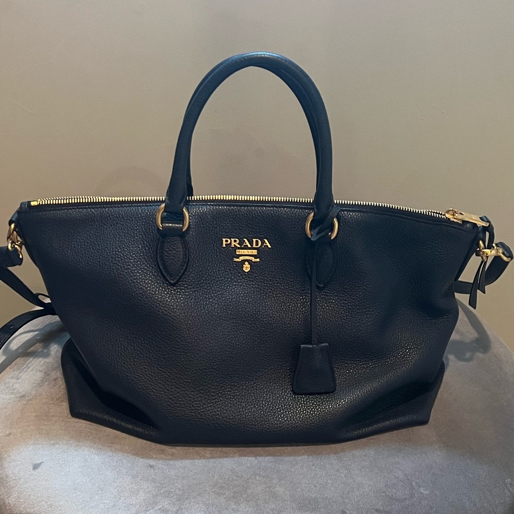 Prada leather handbag